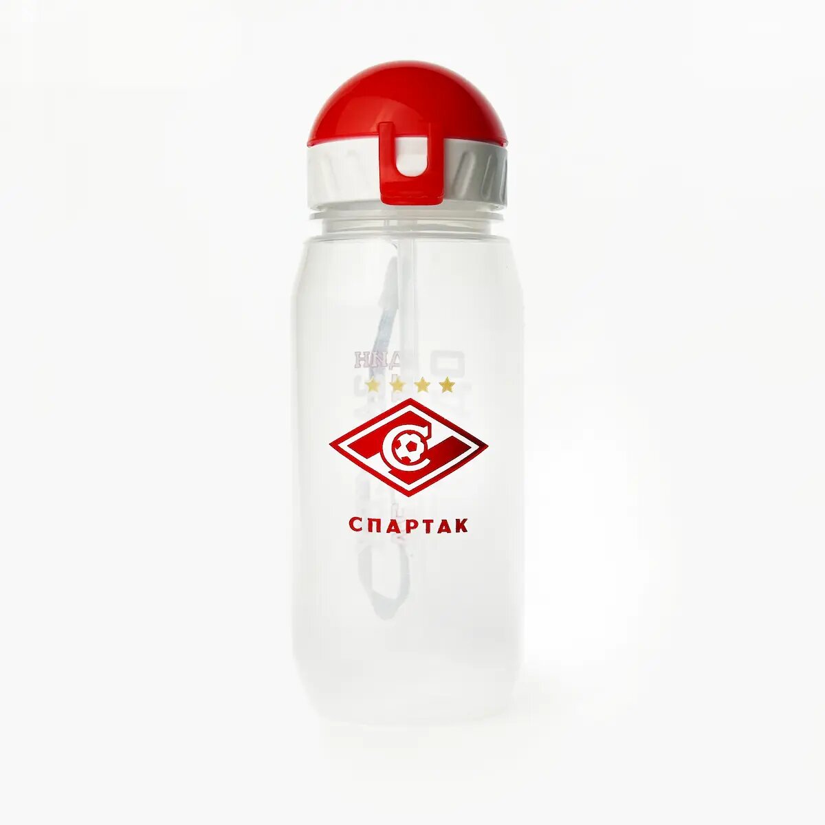 Spartak Бутылка для воды с трубочкой  Спартак  со шнурком 400ml