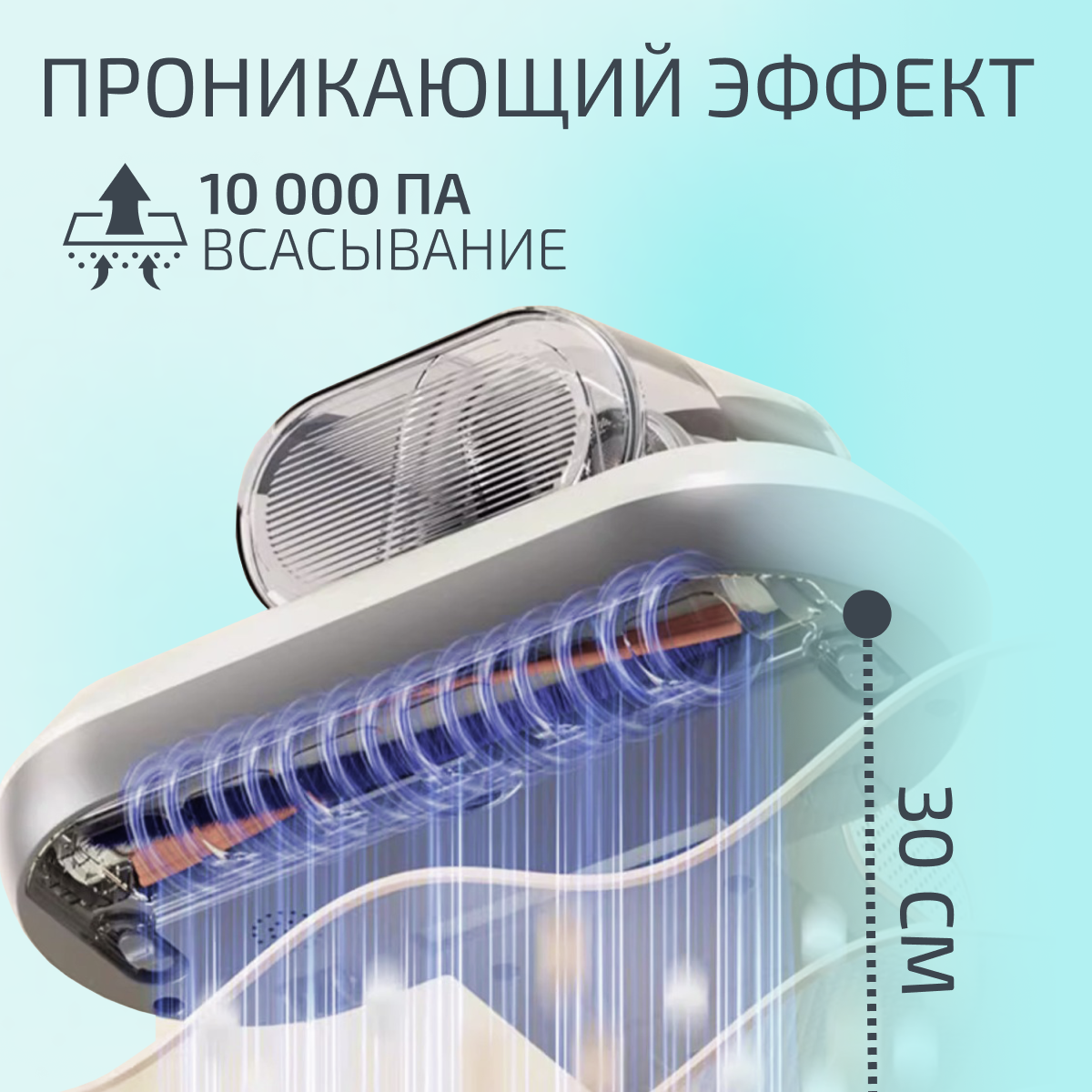 Пылесос от пылевых клещей Envitec MR200 с функцией пара и УФ лампой — фото 1
