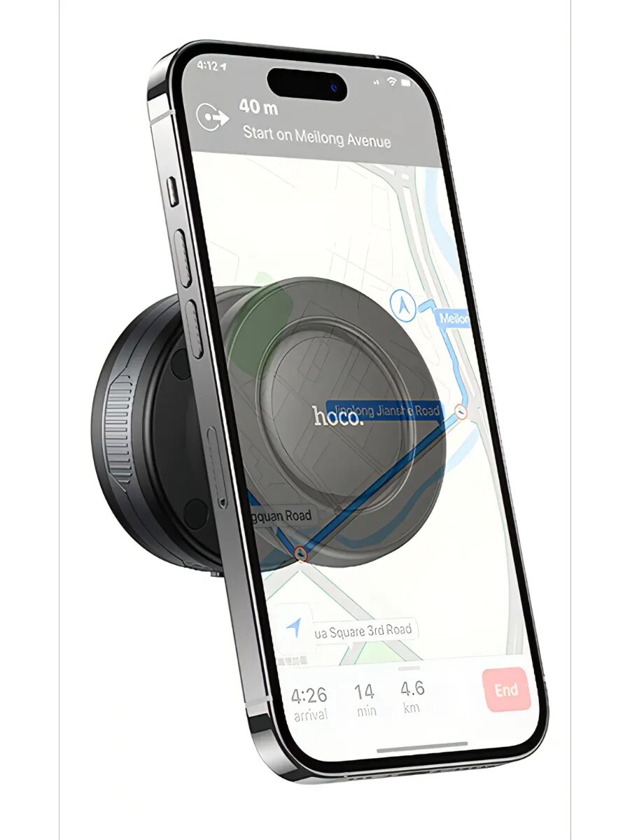 Автомобильный держатель HOCO H87, для смартфона, с магнитной и воздушной присоской