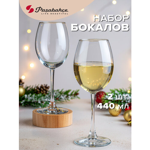 фото Бокалы для вина, pasabahce "enoteca", стеклянные, 440 мл, набор 2шт