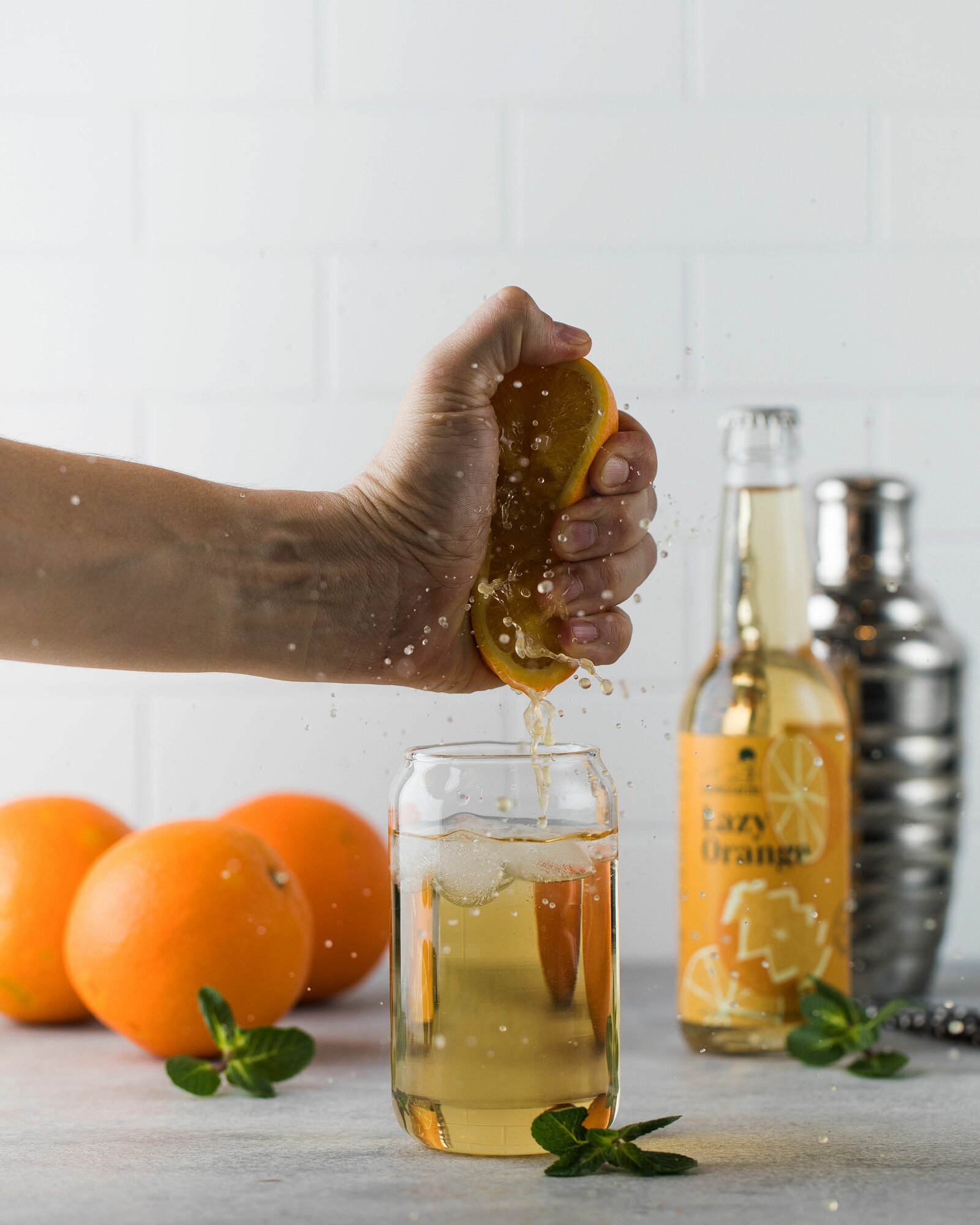 Напиток газированный Апельсиновый лимонад без сахара газированный / Lemonardo Lazy Orange, 330мл. 6шт - фотография № 3