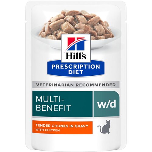корм для кошек Hill's Prescription Diet w/d/Gastrointestinal Biome 12 шт. х 85 г