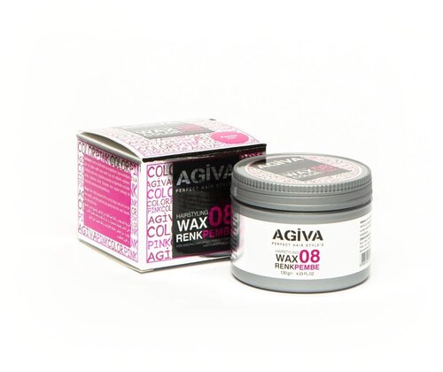 AGIVA Color Wax 08 PINK Воск для волос розовый 120 мл