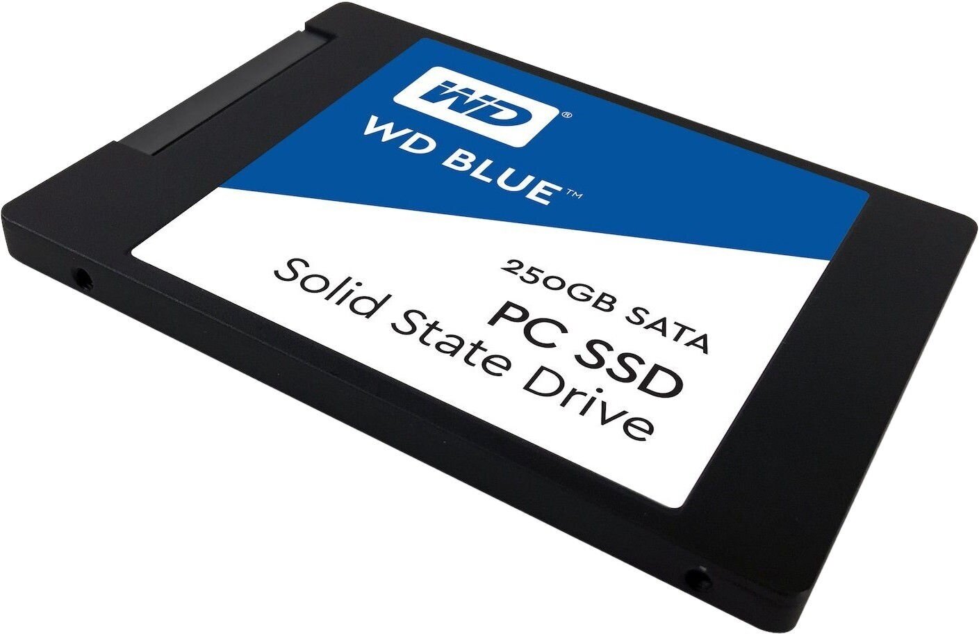 жесткий диск SSD 250ГБ, 2.5", SATA III, Western Digital Blue 3D, WDS250G2B0A - фото №4