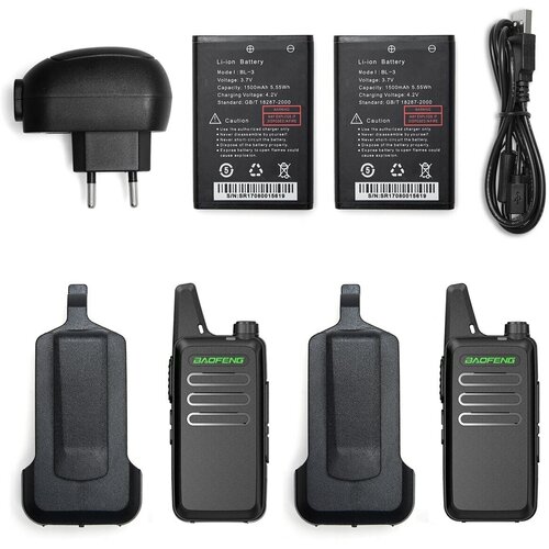 Мини-рация Baofeng T-20 комплект 2 шт 214000₽