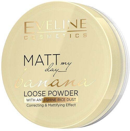 Eveline Cosmetics Пудра рассыпчатая матирующая Matt My Day Banana, тон универсальный