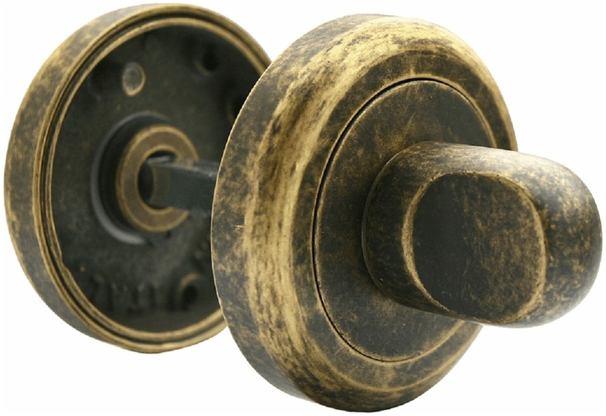 CC-WC OBA дверная завертка сантехническая межкомнатная цвет - античная бронза