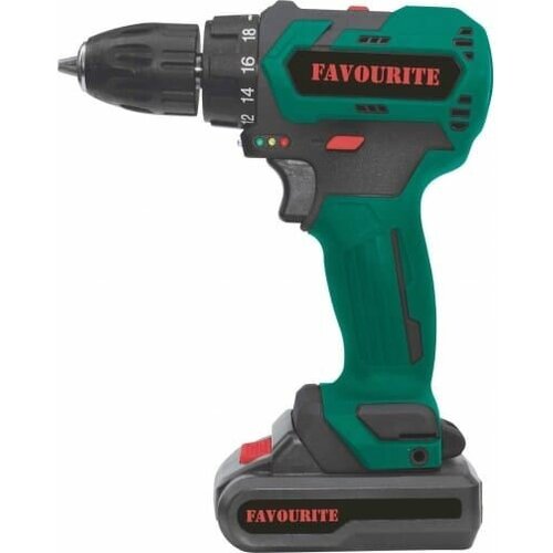 Аккумуляторная дрель-шуруповерт Favourite DC 12NB беcщеточная 12В 20Ач Li-ion 24Hm 550900₽