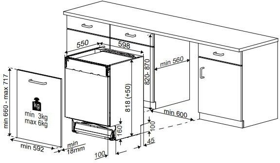 Встраиваемая посудомоечная машина Beko - фото №11