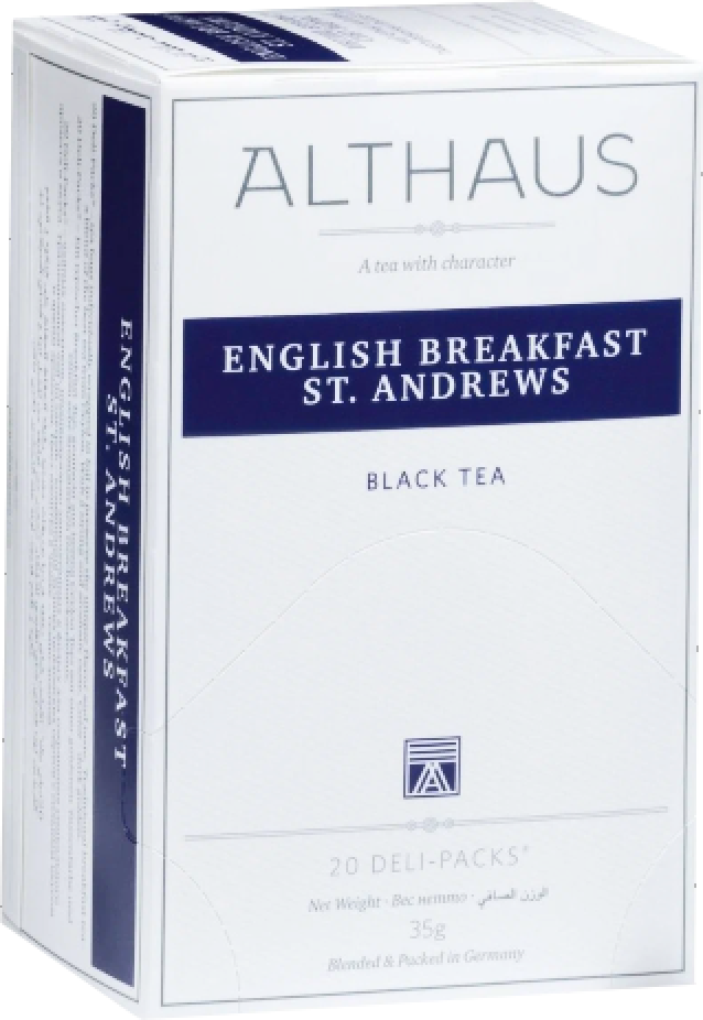 Чай черный в пакетиках Althaus English Breakfast St. Andrews 20×1,75 г - фотография № 3