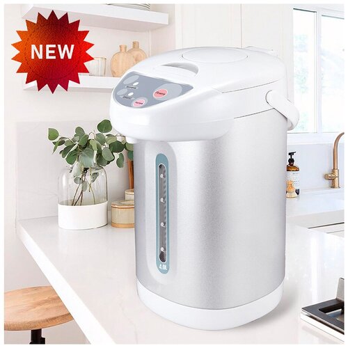 Термопотдомашний чайник термопот для офисакафебарадомабылыйсеребристый33л750Втс функцией поддержания температуры 519900₽