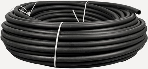 Изображение товара Труба гладкая ПНД жесткая d32 мм (100 метров) черная EKF-Plast - бухта (100 метров)