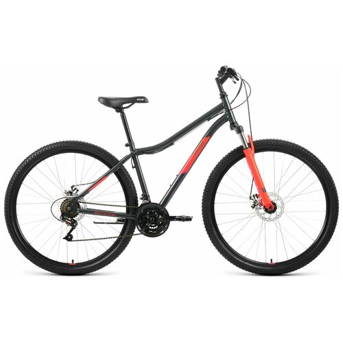 Велосипед ALTAIR MTB HT 29 20 D 29 21 ск рост 21 2022 темно-серыйкрасный RBK22AL29181 2338400₽