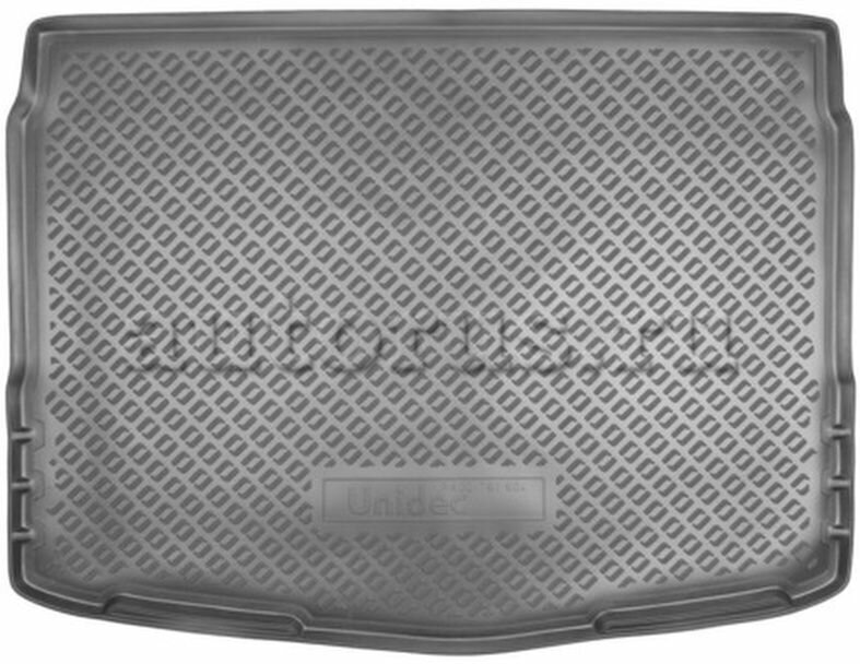 Коврик в багажник полиуретан NORPLAST NISSAN Qashqai 2014- черный 1 шт. NPA00-T61-604
