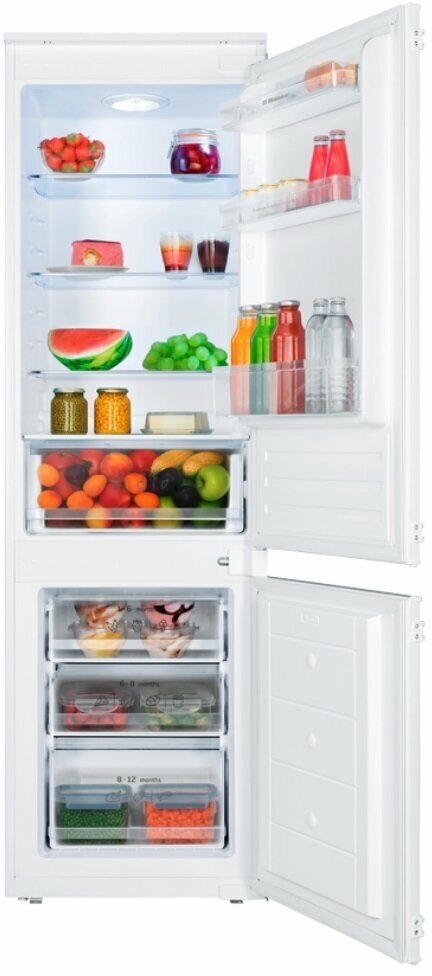 Встраиваемый холодильник Hansa BK303.0U двухкамерный, объем 275 литра, автономное сохранение холода - фотография № 8