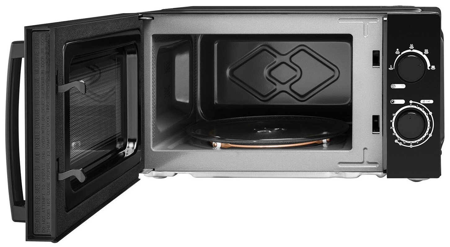 Микроволновая печь Hyundai HYM-M2008 черный - фото №3