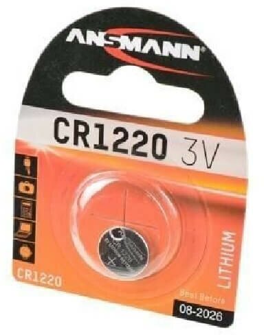 Элемент питания CR1220 Ansmann 5020062, 1 шт