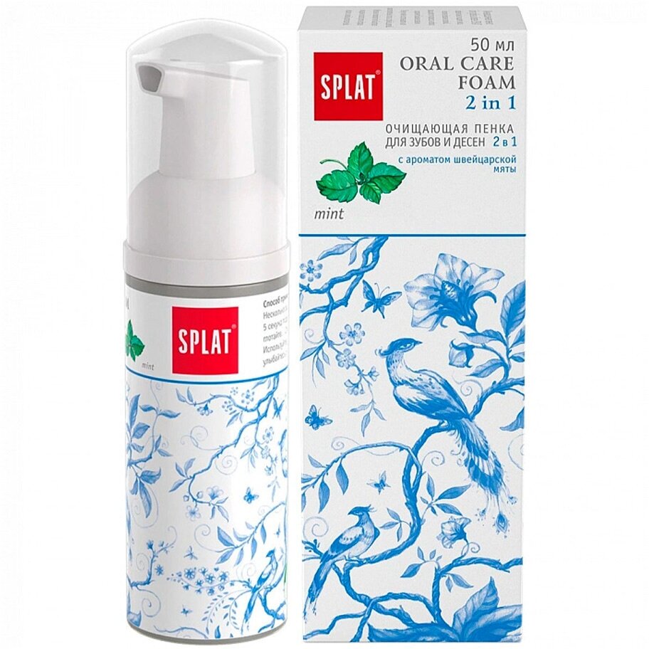 Пенка Splat Oral Care Foam швейцарская мята