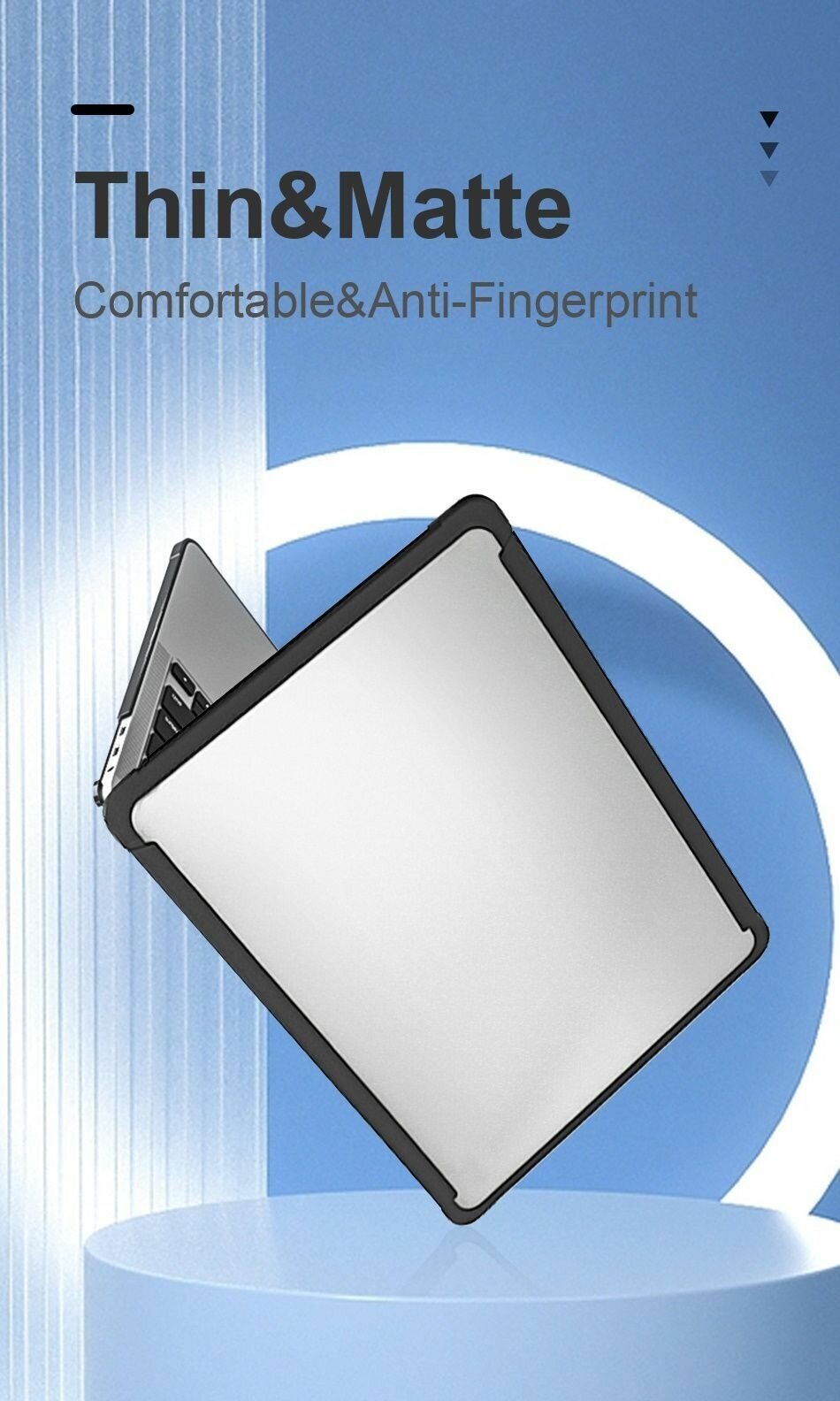 Чехол на макбук WiWU Haya Shield для MacBook Pro 133 (2020-2022) черный
