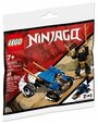 Конструктор LEGO NINJAGO Polybag Mini Thunder Raider "Мини-внедорожник Молния 2 в 1" 69 деталей / 30592