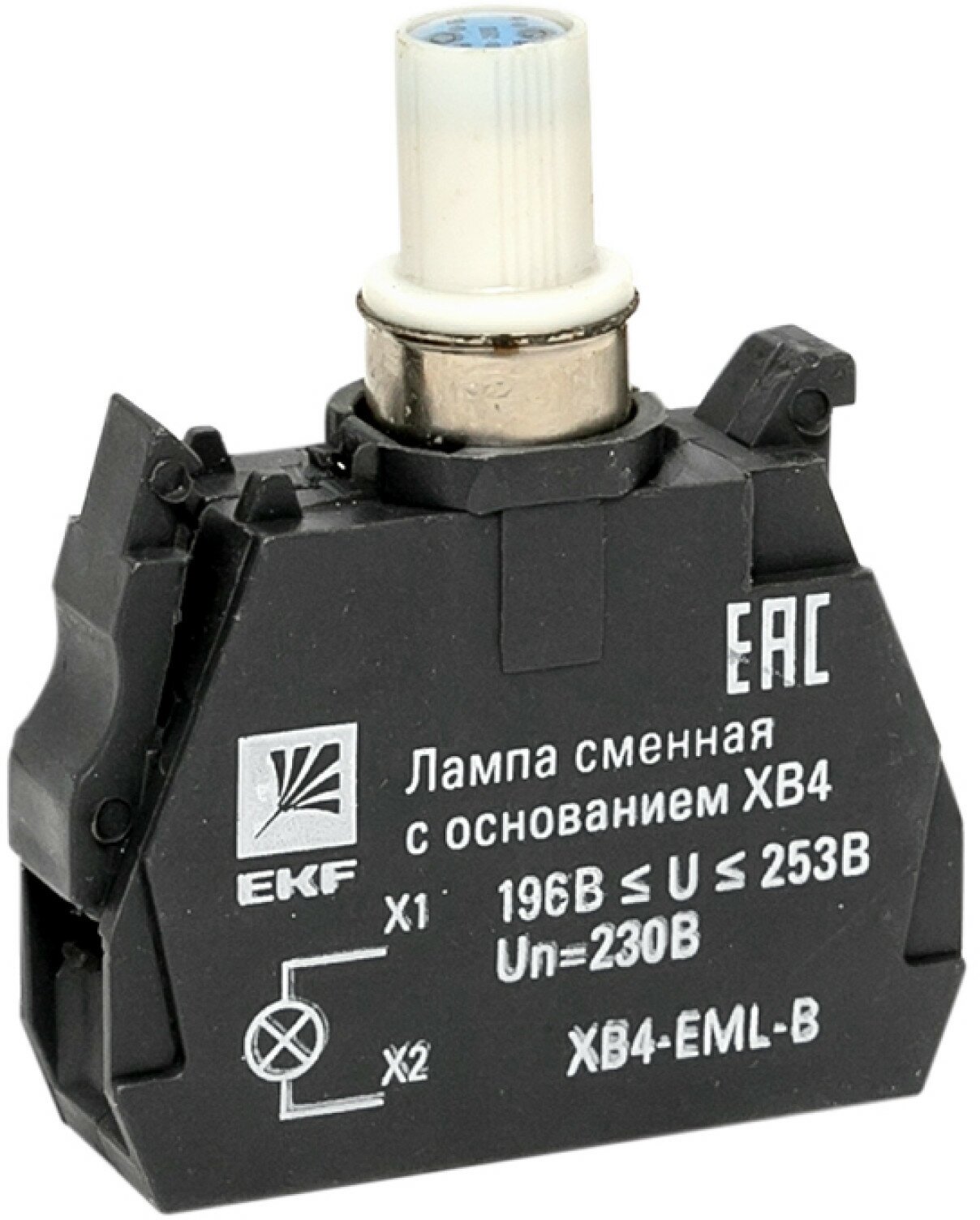Лампа сменная c основанием XB4 синяя 230В EKF PROxima