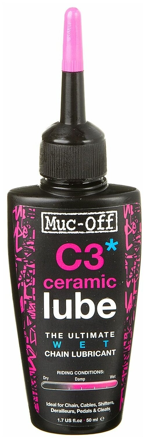 Смазка для цепи MUC-OFF C3 Wet Ceramic Lube 50мл (Смазка для цепи MUC-OFF C3 Wet Ceramic Lube 50мл, 869)