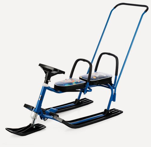 Изображение товара Снегокат детский 505 "TWINS BABY PUSH" для двоих (Галактика)