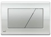 Кнопка смыва Alcaplast M173, хром: доска-глянец/кнопка-матовая