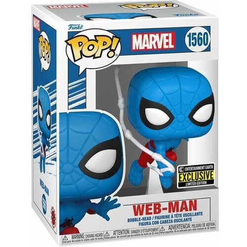 Фигурка Funko POP! Человек-Паук: Web-Man (Spider-Man) EE Exclusive фигурка funko головотряс marvel comics pop deluxe spider man street art collection