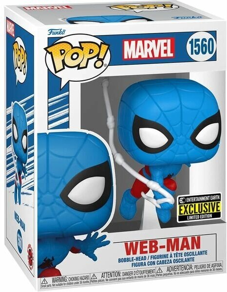 Фигурка Funko POP! Bobble: Marvel: Web-Man with Webbing (Exc) 71560 — фото 1