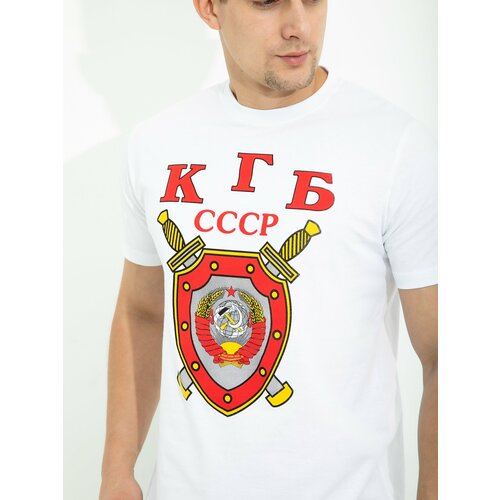 фото Футболка хлопок, однотонная, размер 54, черный нет бренда