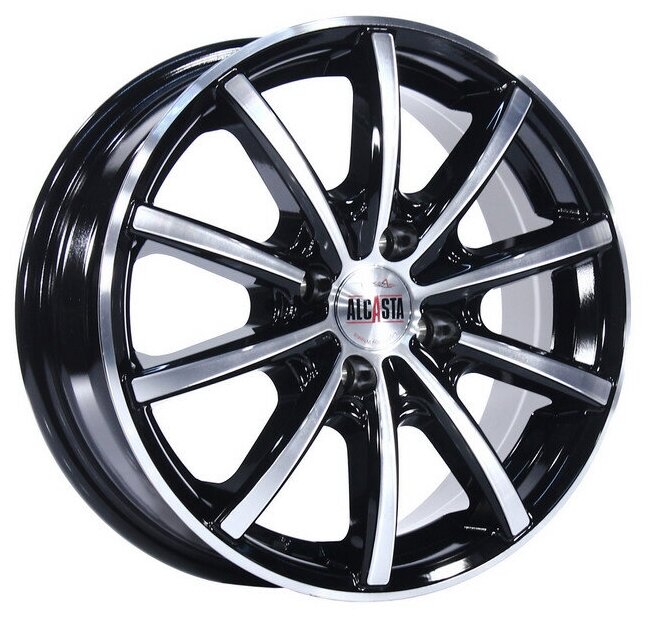 Диск колесный Alcasta M58 6x15/4x100 D60.1 ET50 BKF