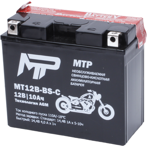 Аккумулятор MTP MT12B-BS-C, 12V, AGM