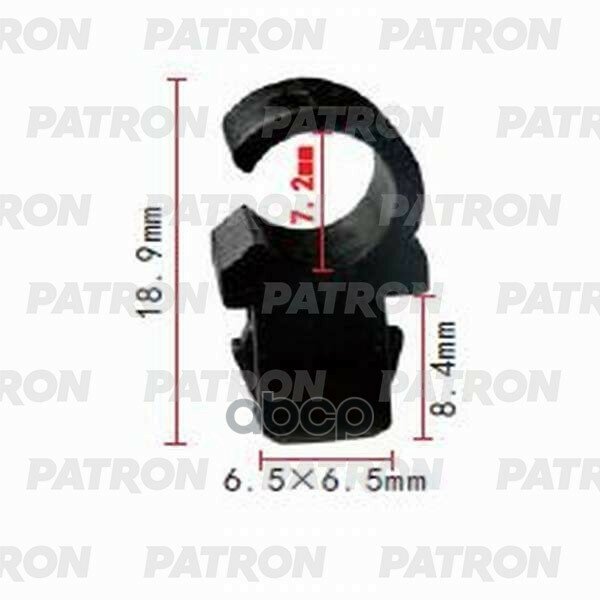Держатель пластмассовый применяемость: упор капота PATRON арт. P37-1057