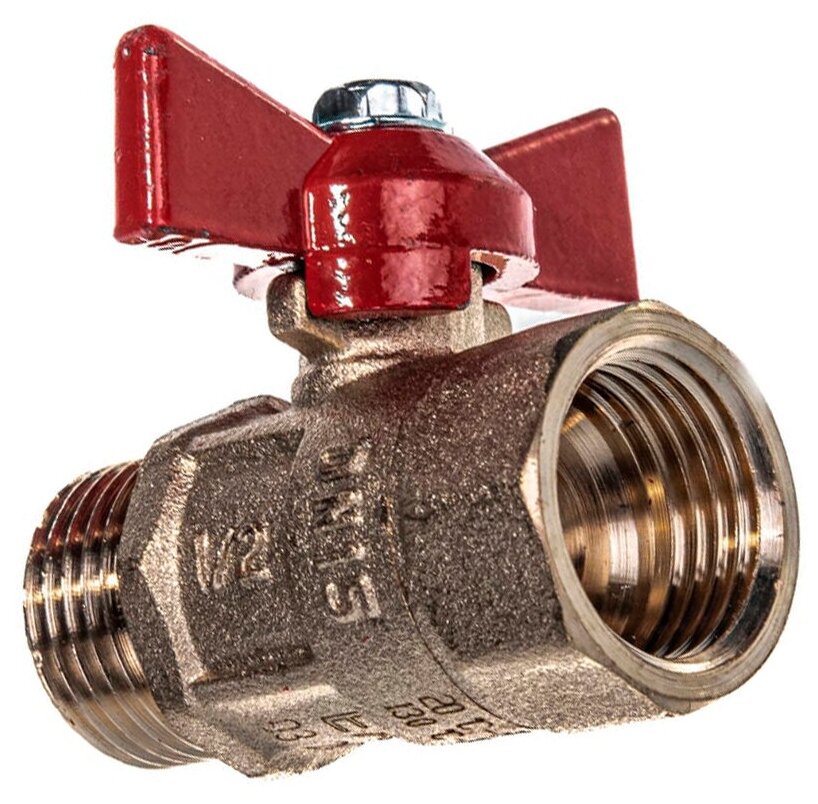 Кран шаровый 1 2 галлоп практик 103253 вн нар бабочка