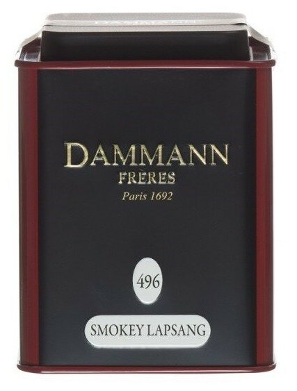 Dammann N496 Smokey Lapsang / Лапсанг черный чай жестяная банка 100 г (4741)