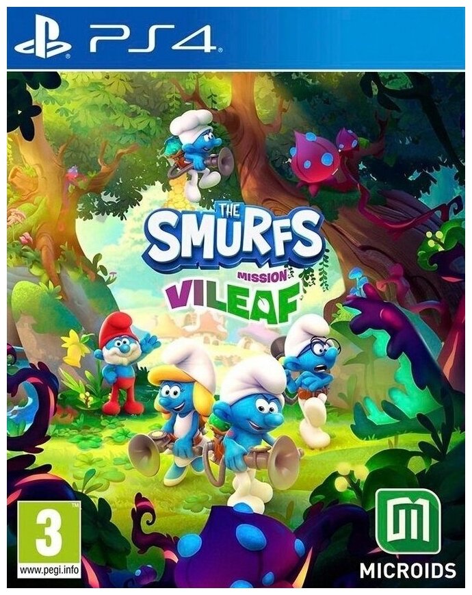 The Smurfs (Смурфики): Операция «Злолист» (Mission Vileaf) Русская версия (PS4)