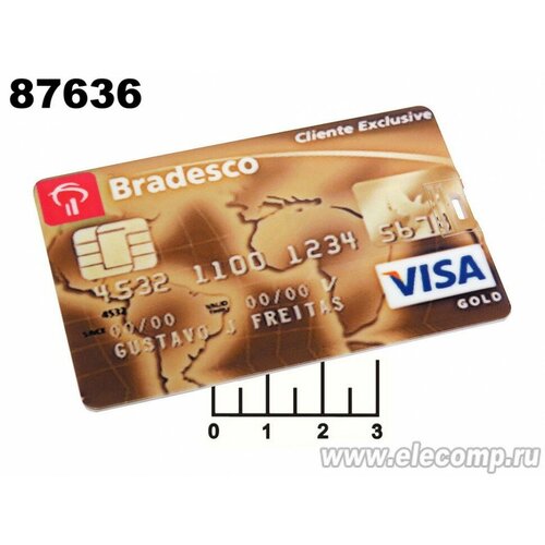 Flash USB 2.0 32Gb Bradesco "Кредитка"