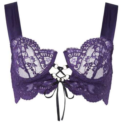 Бюстгальтер  Celestine, гладкий, чашка на косточках, размер 75c, фиолетовый