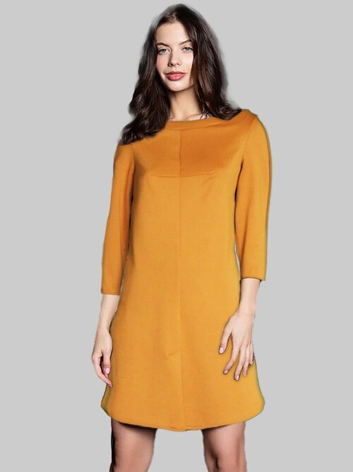 Платье Modami24, размер 48, оранжевый