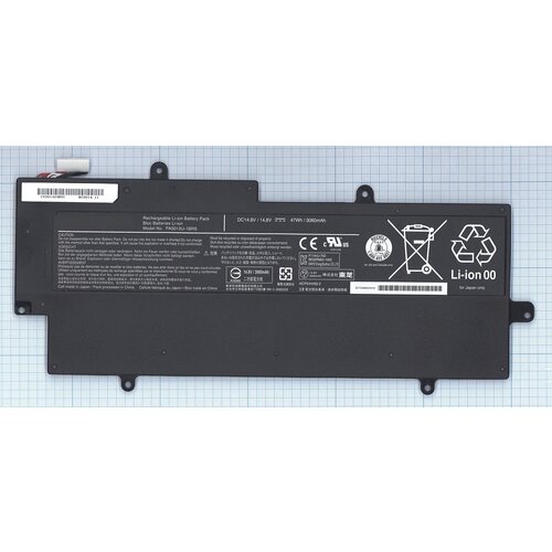 Аккумулятор PA5013U-1BRS для ноутбука Toshiba Portege Z830 14.4V 47Wh (3100mAh) черный для toshiba portege z930 k9s зарядное устройство блок питания ноутбука зарядка адаптер сетевой кабель шнур