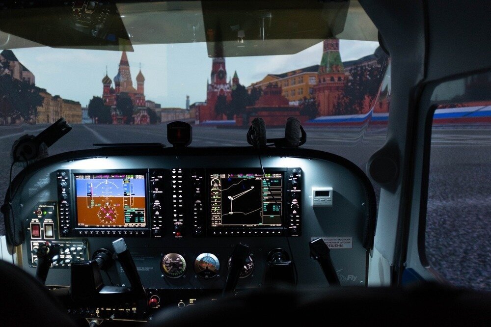 Сертификат на авиатренажер Cessna–172 в подарочной упаковке - 30 минут — фото 2