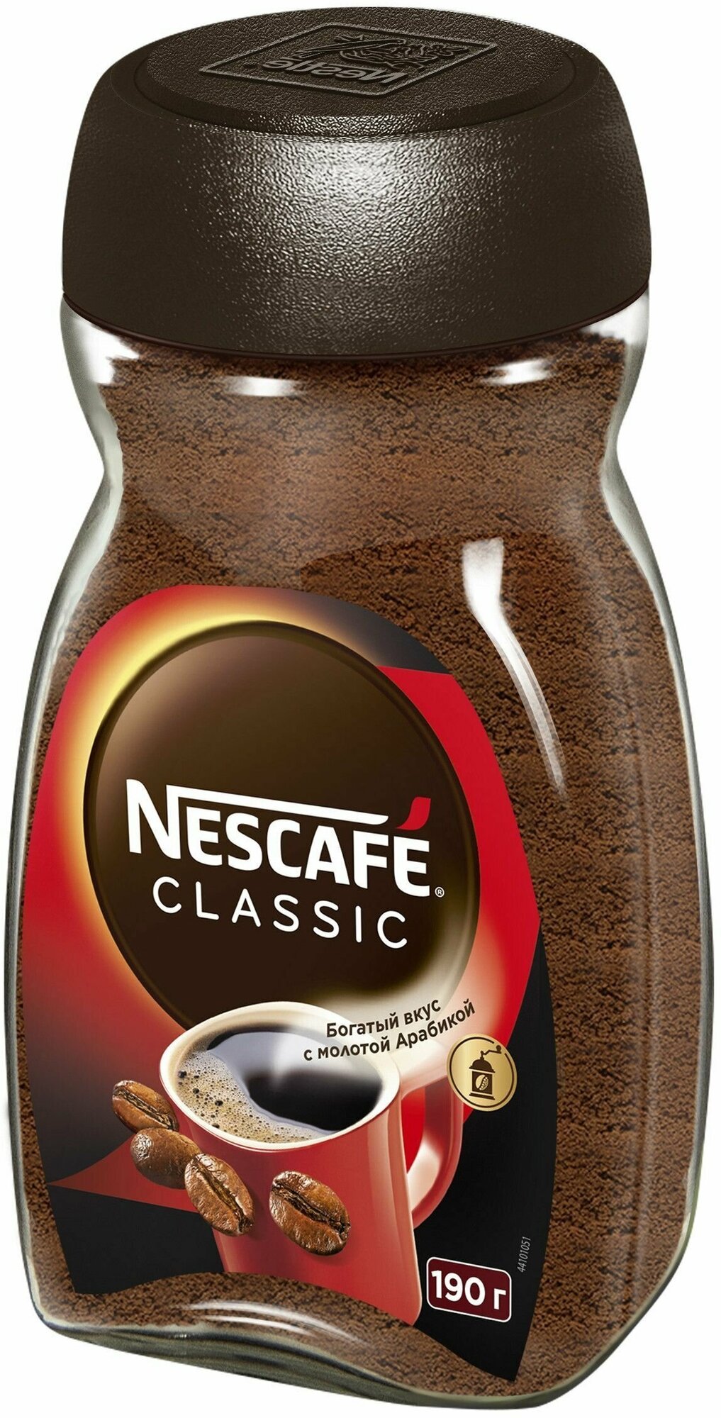 Кофе Nescafe Classic растворимый с добавлением молотой арабики 190 г 6 шт - фотография № 4