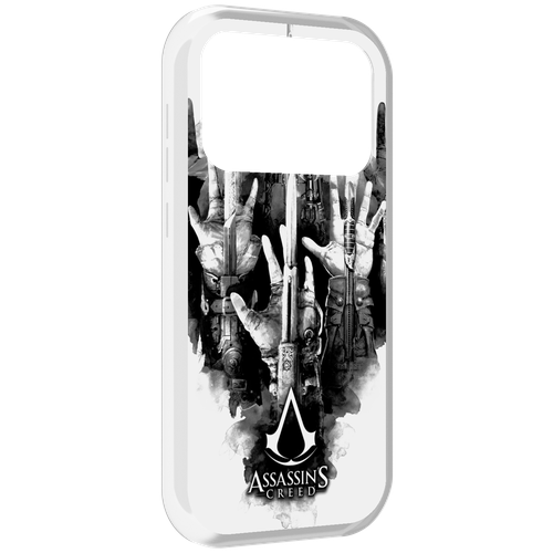 Чехол MyPads Assassin's Creed скрытый клинок для Oukitel F150 Air1 Pro / F150 Air1 задняя-панель-накладка-бампер