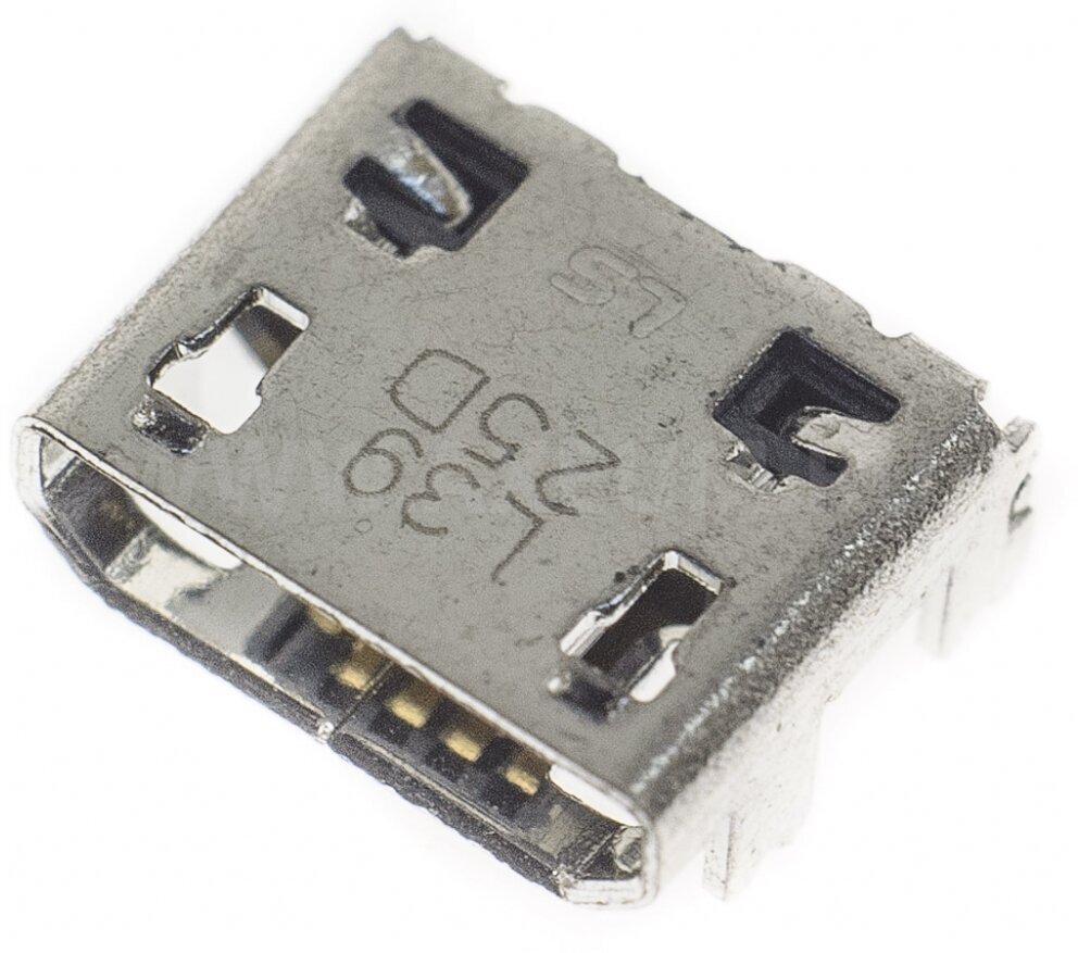 Системный разъем Samsung S6810/C3592/ E1272/E2202/S3332/S3802/S5280/S5282/ S7390/S7710/S6790/S7262/S7392/G130H/G313H/G318H/J105H/J120F (microUSB) — фото 5