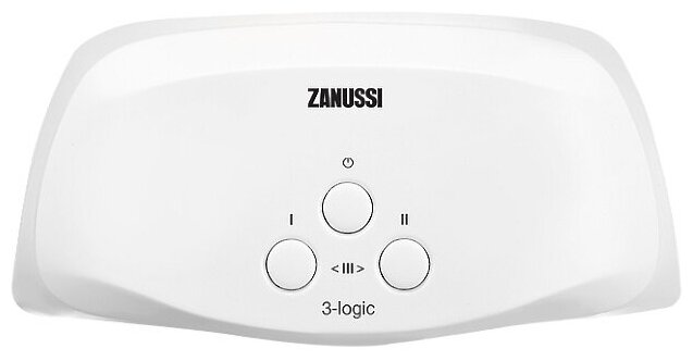 Проточный электрический водонагреватель Zanussi "3-Logic 3.5 TS" с краном и душем