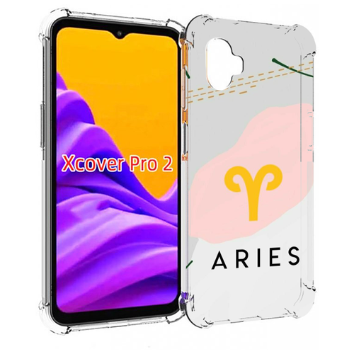 чехол mypads знак зодиака овен 7 для samsung galaxy xcover 5 задняя панель накладка бампер Чехол MyPads знак зодиака овен 7 для Samsung Galaxy Xcover Pro 2 задняя-панель-накладка-бампер