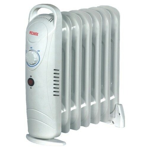 Ресанта Обогреватель Ресанта ОММ-7Н масляный 700 Вт 7 секций 7 м белый 1089700₽