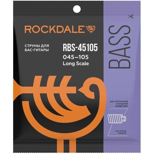 Струны для бас-гитары ROCKDALE RBS-45105 стойка для гитары rockdale 34063