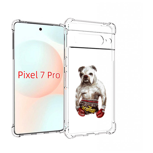 Чехол MyPads боксер для Google Pixel 7 Pro задняя-панель-накладка-бампер чехол mypads собака боксер для google pixel 7 pro задняя панель накладка бампер
